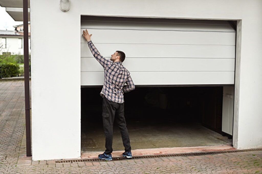 weatherstripping garage door autumn